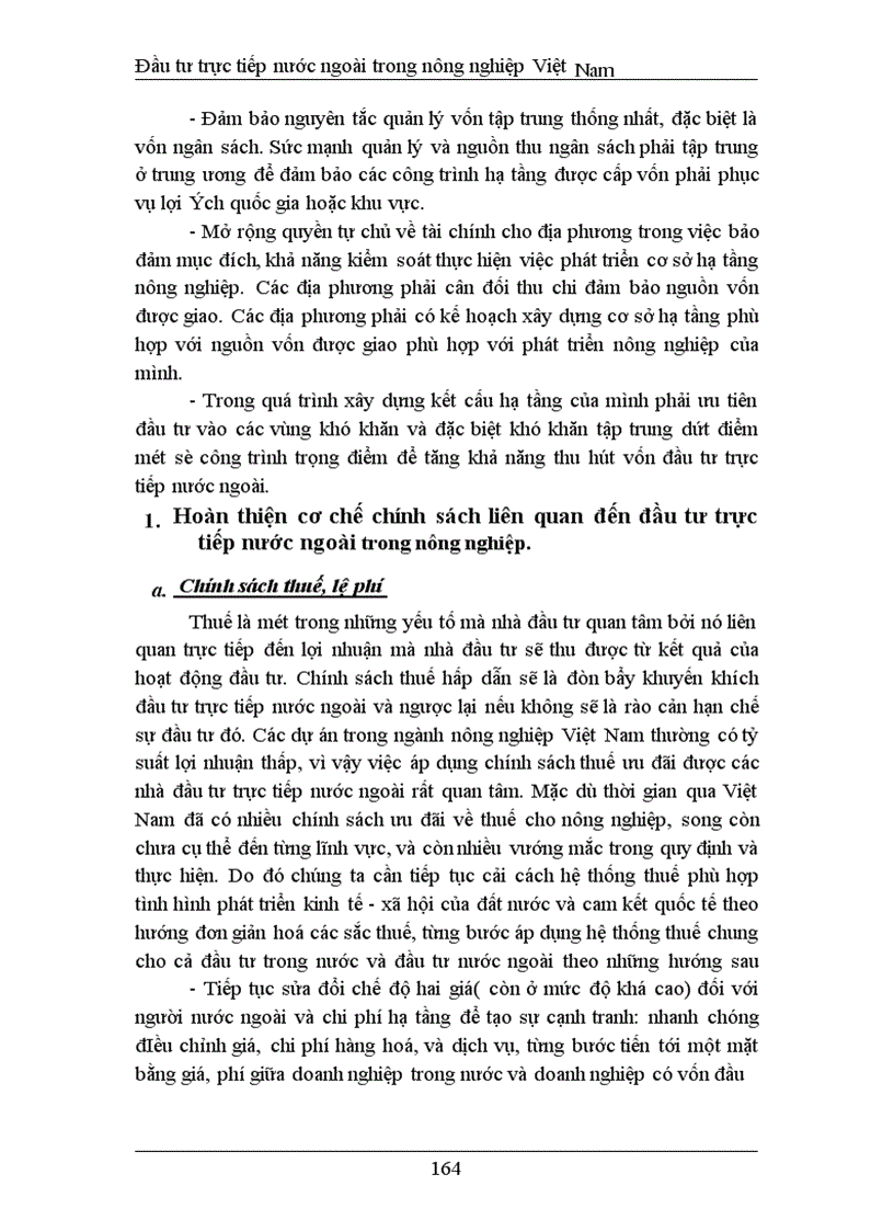 image for page Đầu tư trực tiếp nước ngoài phát triển nghành nông nghiệp Việt Nam thực trạng và giải pháp