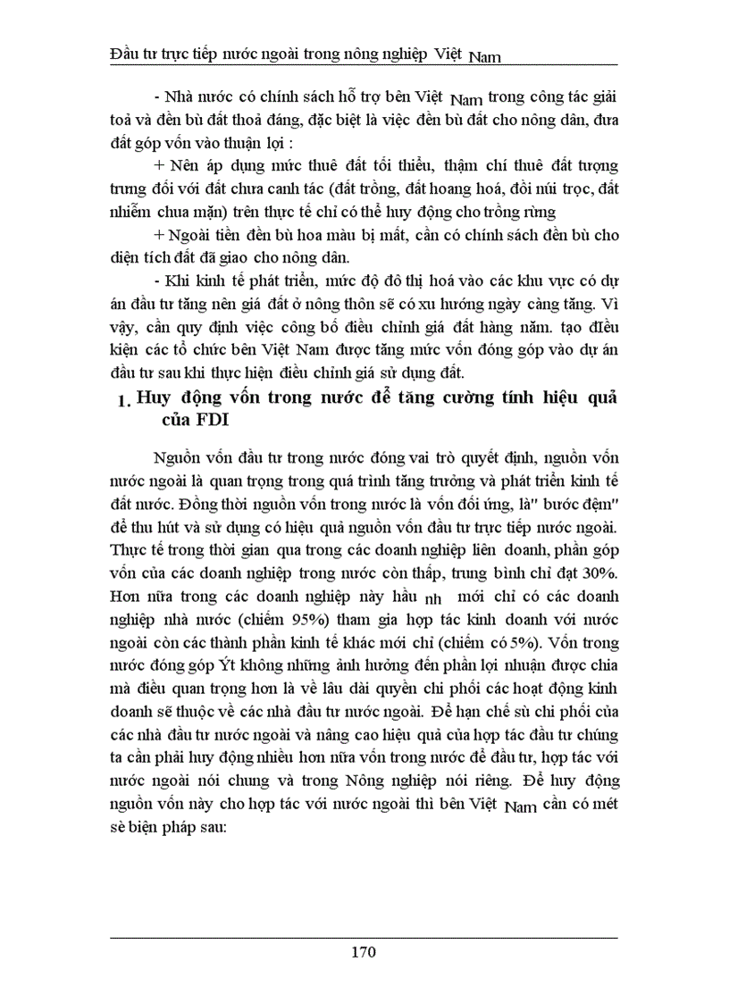 image for page Đầu tư trực tiếp nước ngoài phát triển nghành nông nghiệp Việt Nam thực trạng và giải pháp