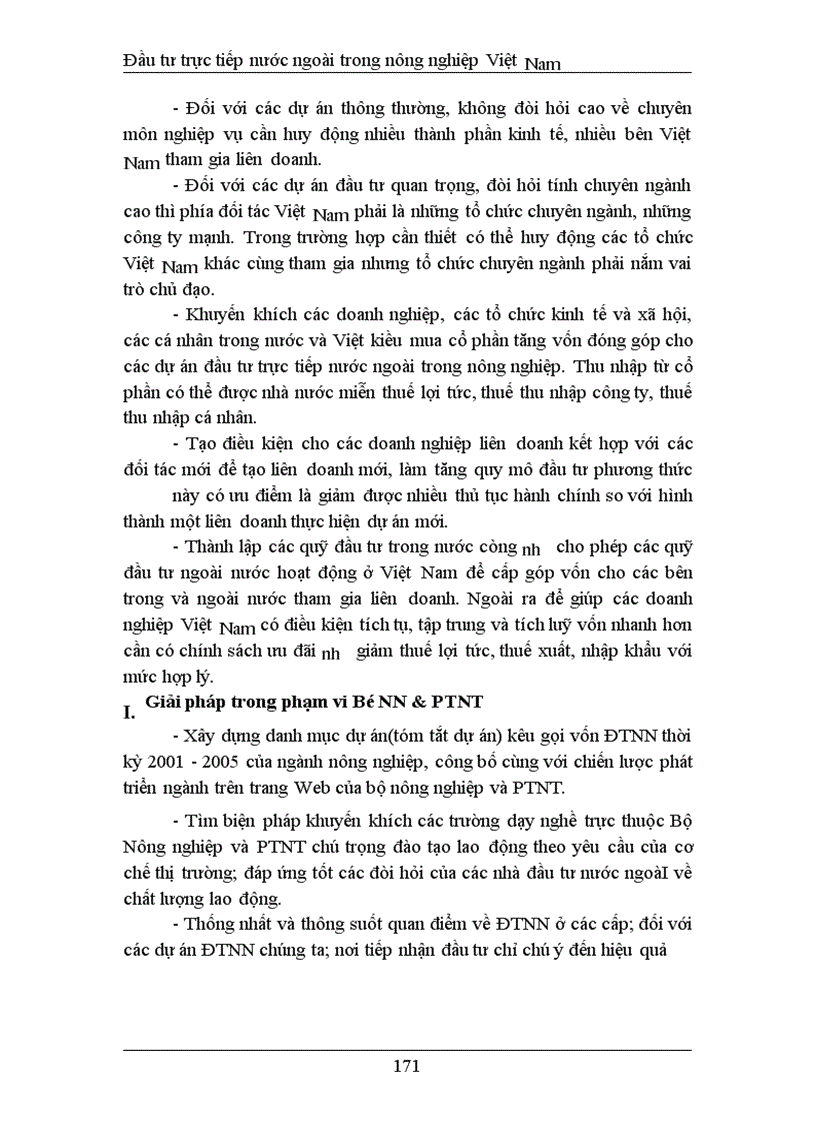 image for page Đầu tư trực tiếp nước ngoài phát triển nghành nông nghiệp Việt Nam thực trạng và giải pháp