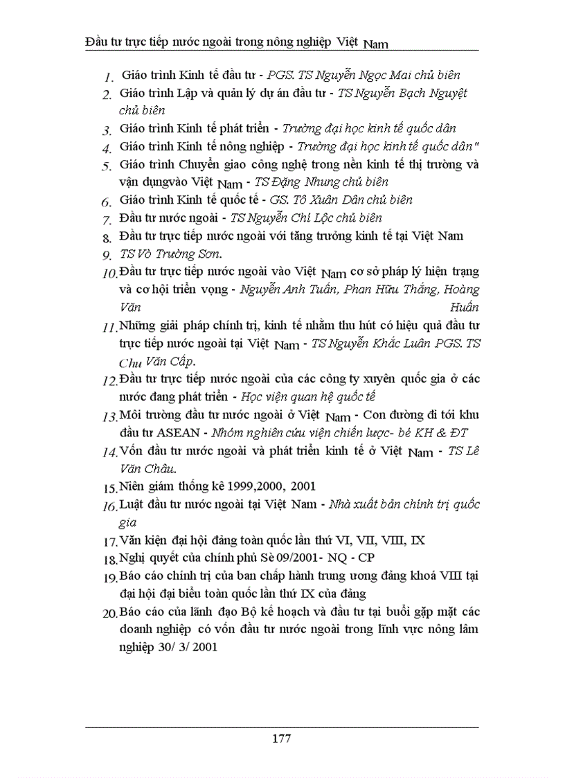 image for page Đầu tư trực tiếp nước ngoài phát triển nghành nông nghiệp Việt Nam thực trạng và giải pháp