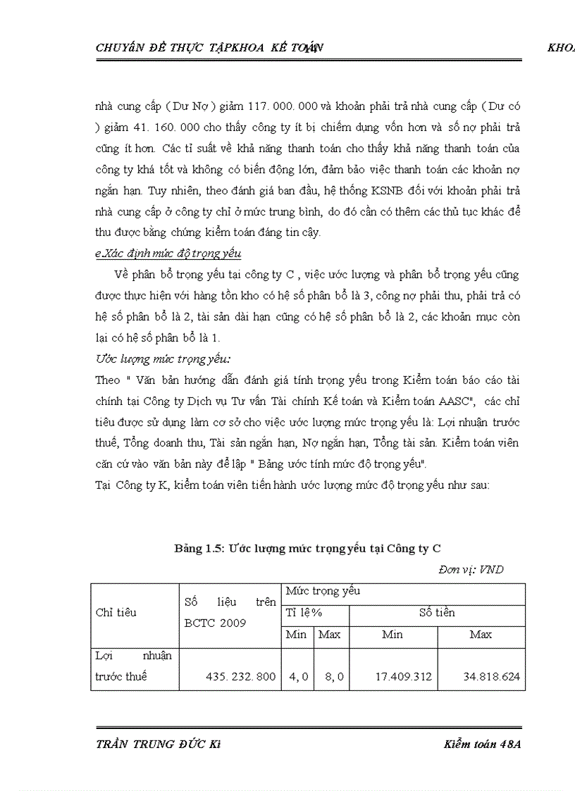 image for page Hoàn thiện quy trình kiểm toán khoản mục phải trả nhà cung cấp trong kiểm toán báo cáo tài chính do Công ty TNHH Dịch vụ Tư vấn Tài chính Kế toán và Kiểm toán (AASC) thực hiện