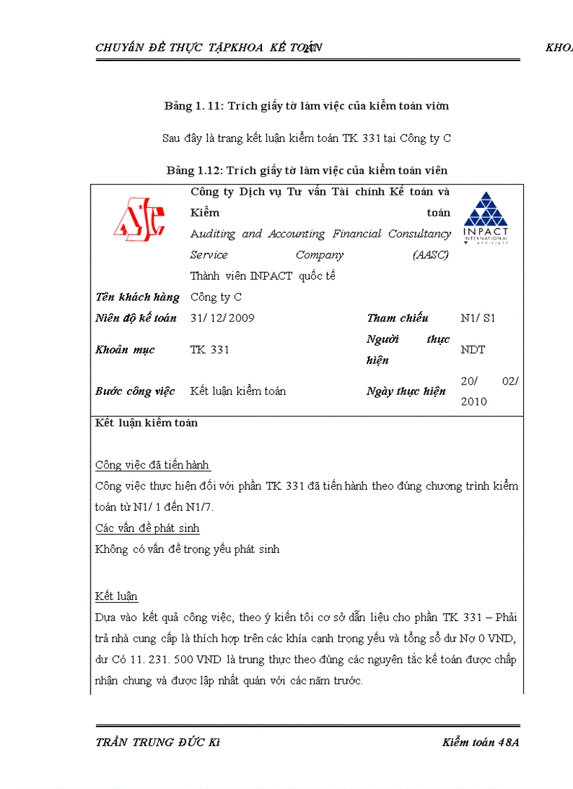 image for page Hoàn thiện quy trình kiểm toán khoản mục phải trả nhà cung cấp trong kiểm toán báo cáo tài chính do Công ty TNHH Dịch vụ Tư vấn Tài chính Kế toán và Kiểm toán (AASC) thực hiện