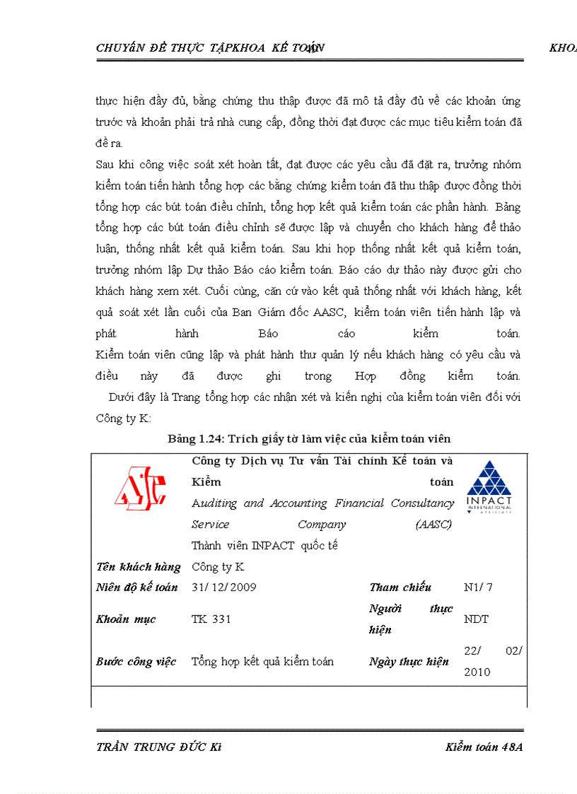 image for page Hoàn thiện quy trình kiểm toán khoản mục phải trả nhà cung cấp trong kiểm toán báo cáo tài chính do Công ty TNHH Dịch vụ Tư vấn Tài chính Kế toán và Kiểm toán (AASC) thực hiện
