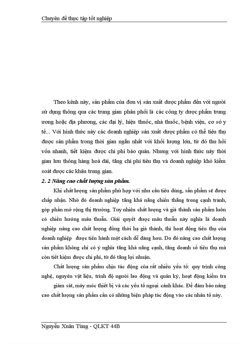 image for page Giải pháp cho hoạt động tiêu thụ sản phẩm tại Công ty cổ phần dược phẩm Hà Tây