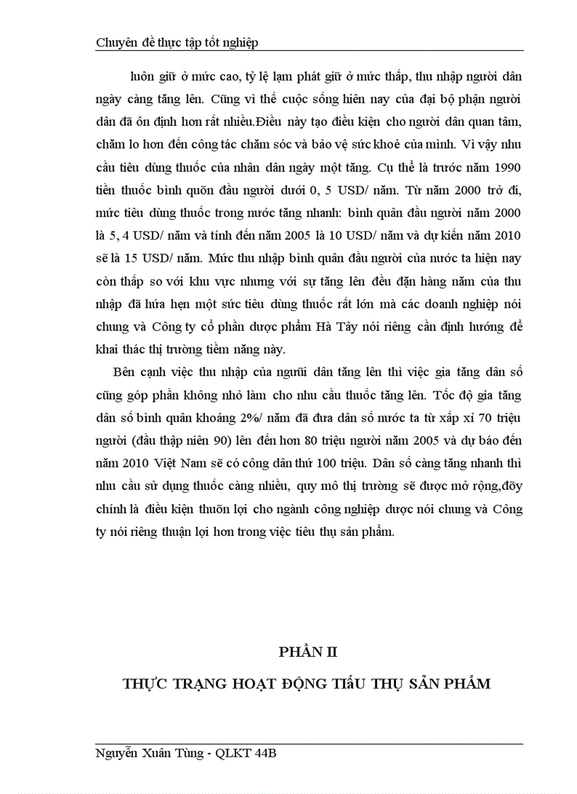 image for page Giải pháp cho hoạt động tiêu thụ sản phẩm tại Công ty cổ phần dược phẩm Hà Tây