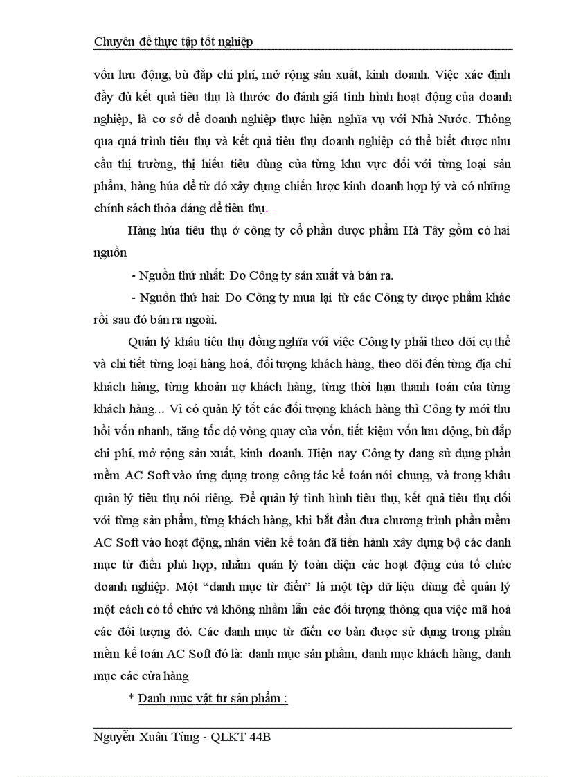 image for page Giải pháp cho hoạt động tiêu thụ sản phẩm tại Công ty cổ phần dược phẩm Hà Tây