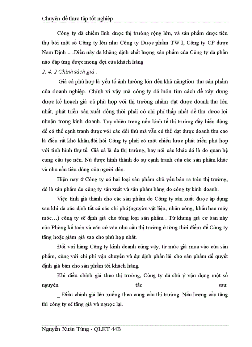 image for page Giải pháp cho hoạt động tiêu thụ sản phẩm tại Công ty cổ phần dược phẩm Hà Tây