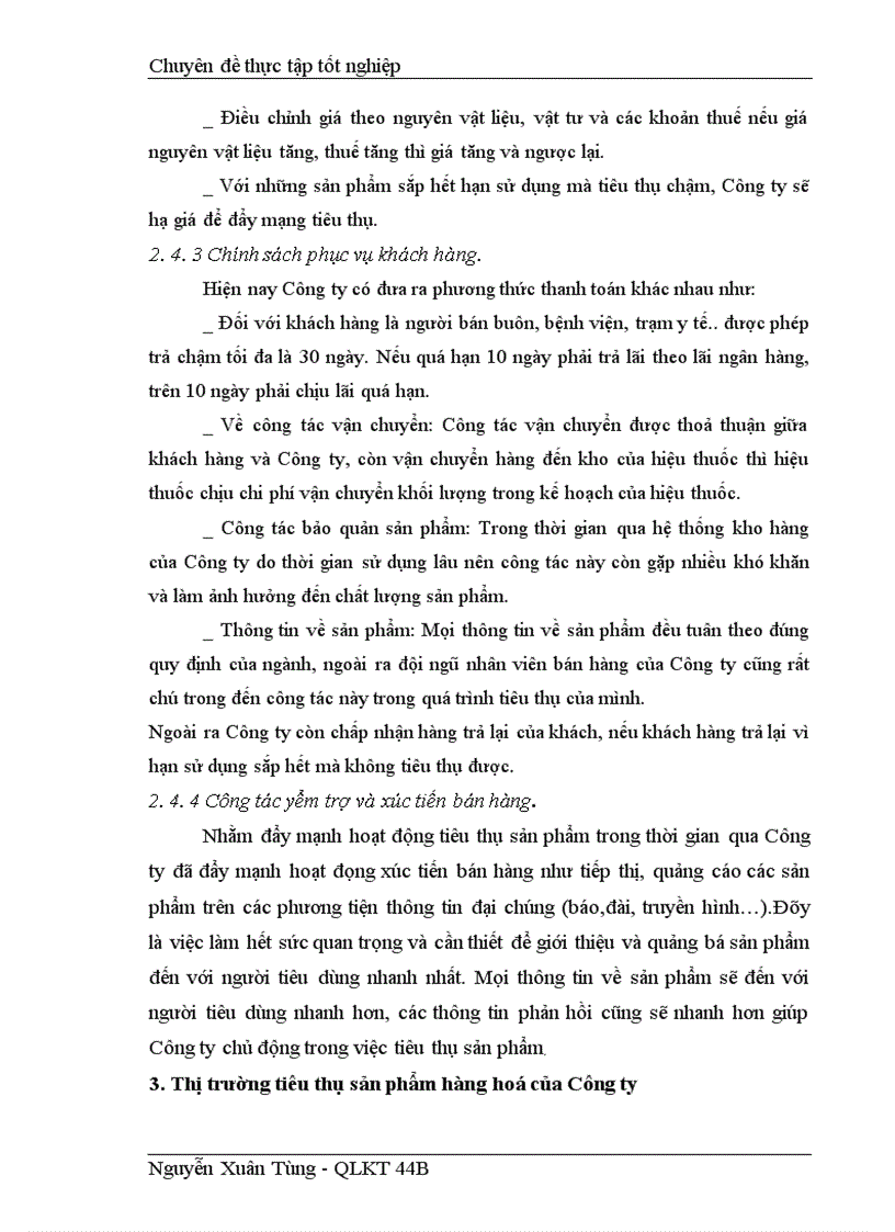 image for page Giải pháp cho hoạt động tiêu thụ sản phẩm tại Công ty cổ phần dược phẩm Hà Tây