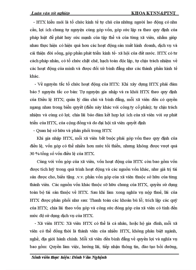 image for page Thực trạng và giải pháp đổi mới HTX nông nghiệp theo Luật ở tỉnh Nam Định
