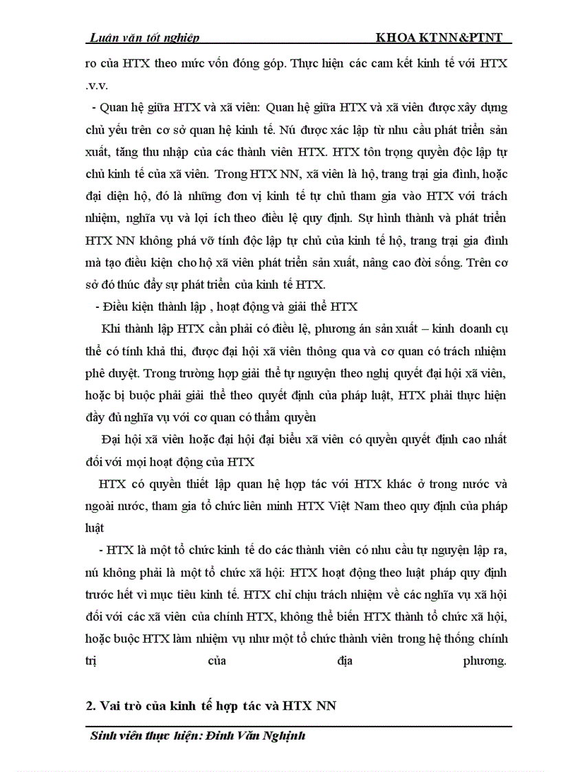 image for page Thực trạng và giải pháp đổi mới HTX nông nghiệp theo Luật ở tỉnh Nam Định