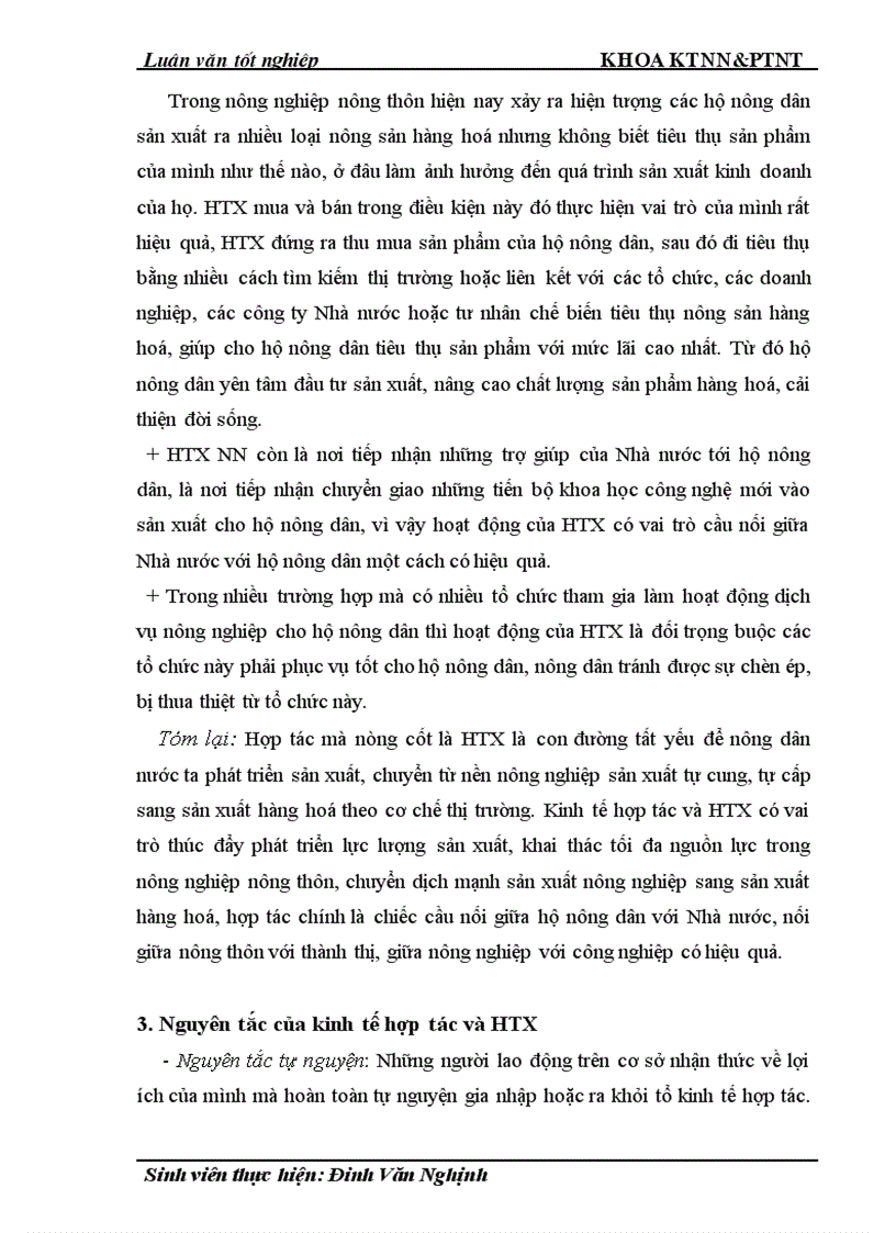 image for page Thực trạng và giải pháp đổi mới HTX nông nghiệp theo Luật ở tỉnh Nam Định