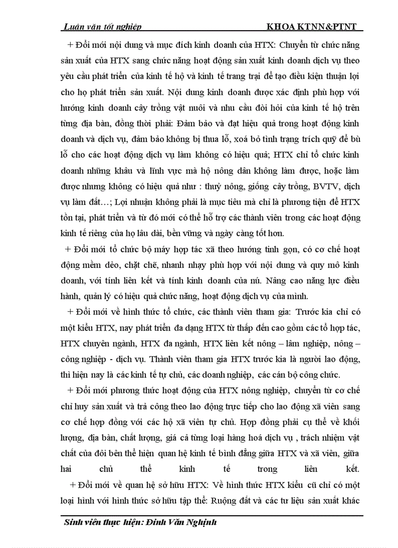 image for page Thực trạng và giải pháp đổi mới HTX nông nghiệp theo Luật ở tỉnh Nam Định