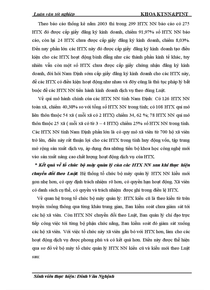 image for page Thực trạng và giải pháp đổi mới HTX nông nghiệp theo Luật ở tỉnh Nam Định