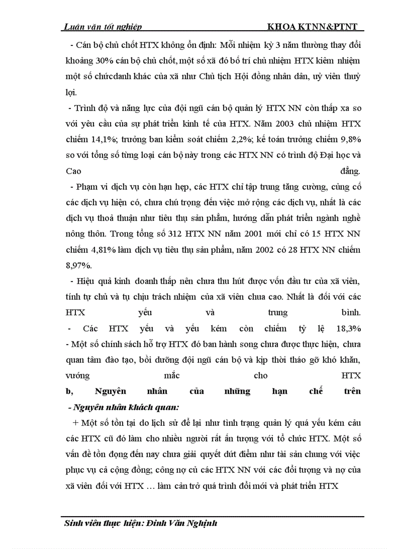 image for page Thực trạng và giải pháp đổi mới HTX nông nghiệp theo Luật ở tỉnh Nam Định