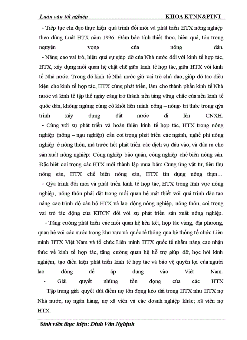 image for page Thực trạng và giải pháp đổi mới HTX nông nghiệp theo Luật ở tỉnh Nam Định