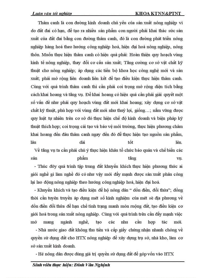 image for page Thực trạng và giải pháp đổi mới HTX nông nghiệp theo Luật ở tỉnh Nam Định