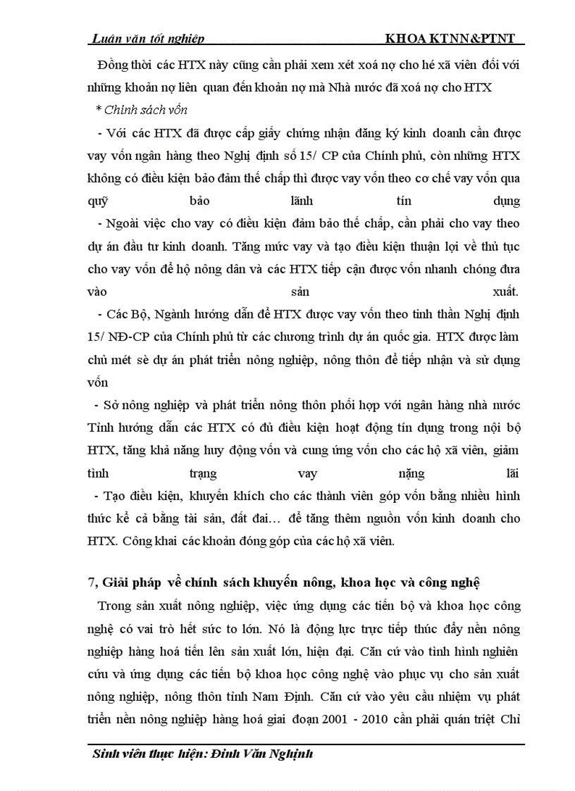 image for page Thực trạng và giải pháp đổi mới HTX nông nghiệp theo Luật ở tỉnh Nam Định