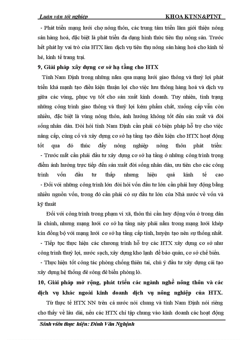 image for page Thực trạng và giải pháp đổi mới HTX nông nghiệp theo Luật ở tỉnh Nam Định