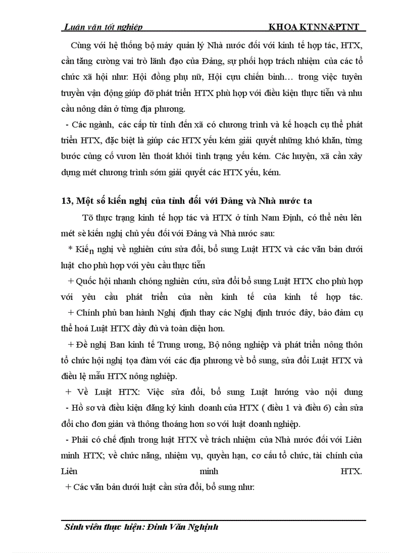 image for page Thực trạng và giải pháp đổi mới HTX nông nghiệp theo Luật ở tỉnh Nam Định
