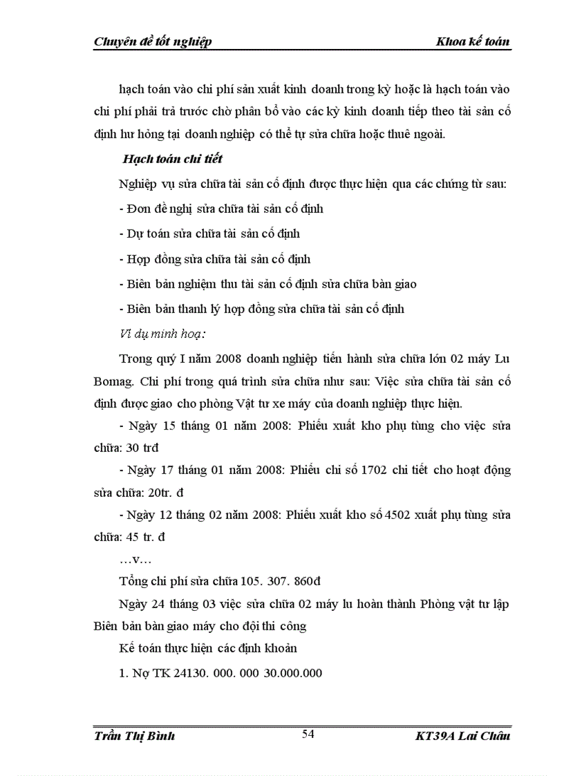 image for page Hoàn thiện Kế toán tài sản cố định hữu hình tại Doanh nghiệp tư nhân xây dựng Đức Ánh