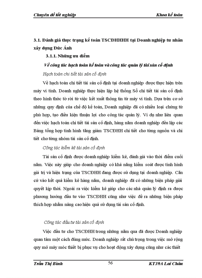 image for page Hoàn thiện Kế toán tài sản cố định hữu hình tại Doanh nghiệp tư nhân xây dựng Đức Ánh