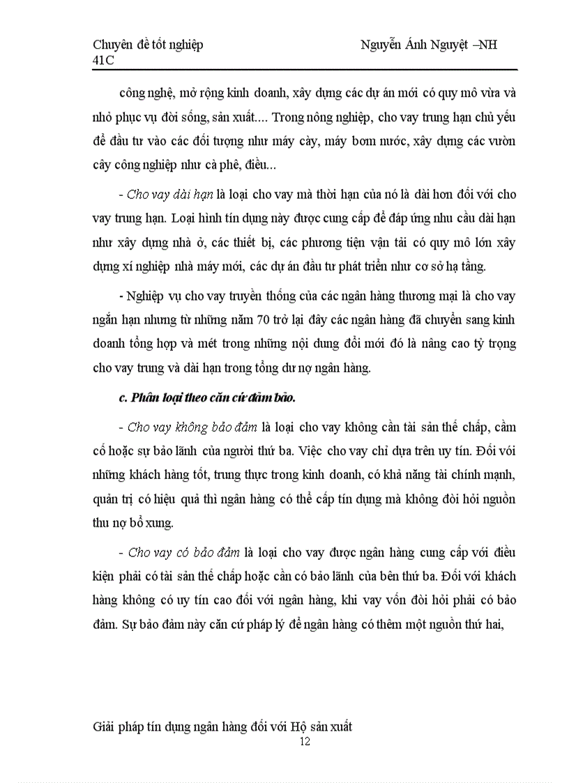 image for page Một số giải pháp nâng cao chất lượng tín dụng hộ sản xuất tại NHNo & PTNT Hà tây