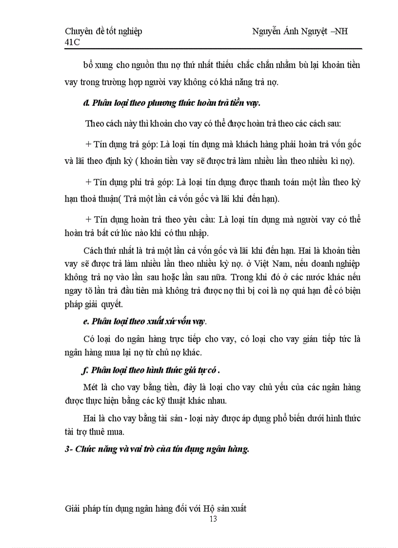 image for page Một số giải pháp nâng cao chất lượng tín dụng hộ sản xuất tại NHNo & PTNT Hà tây