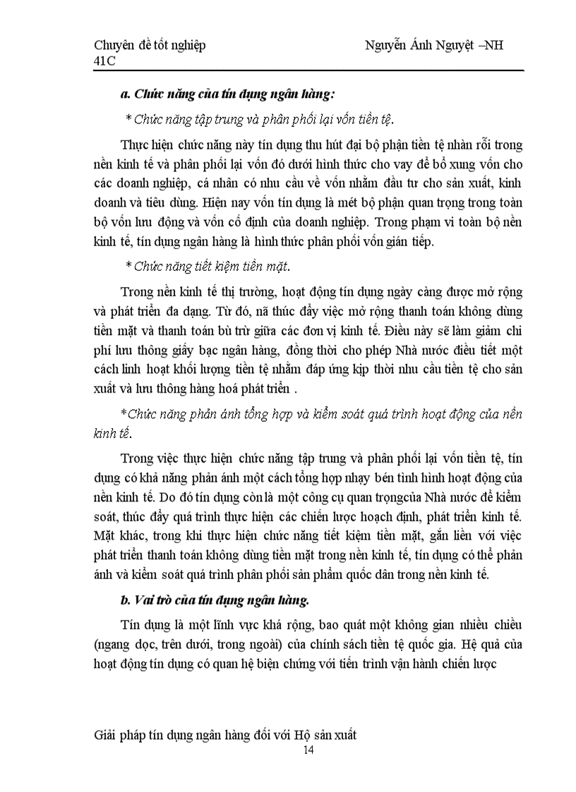 image for page Một số giải pháp nâng cao chất lượng tín dụng hộ sản xuất tại NHNo & PTNT Hà tây