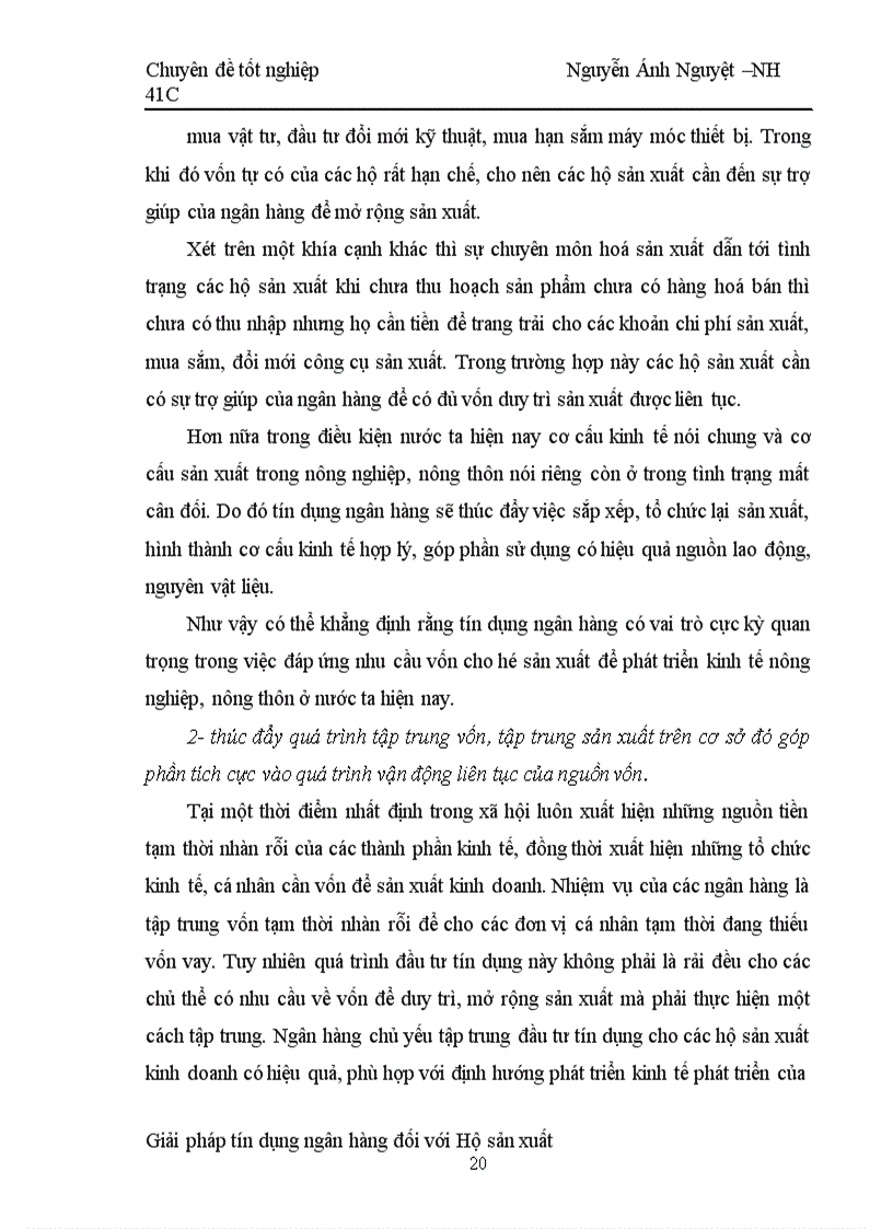 image for page Một số giải pháp nâng cao chất lượng tín dụng hộ sản xuất tại NHNo & PTNT Hà tây