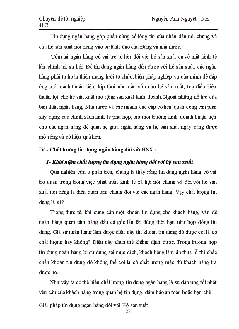 image for page Một số giải pháp nâng cao chất lượng tín dụng hộ sản xuất tại NHNo & PTNT Hà tây