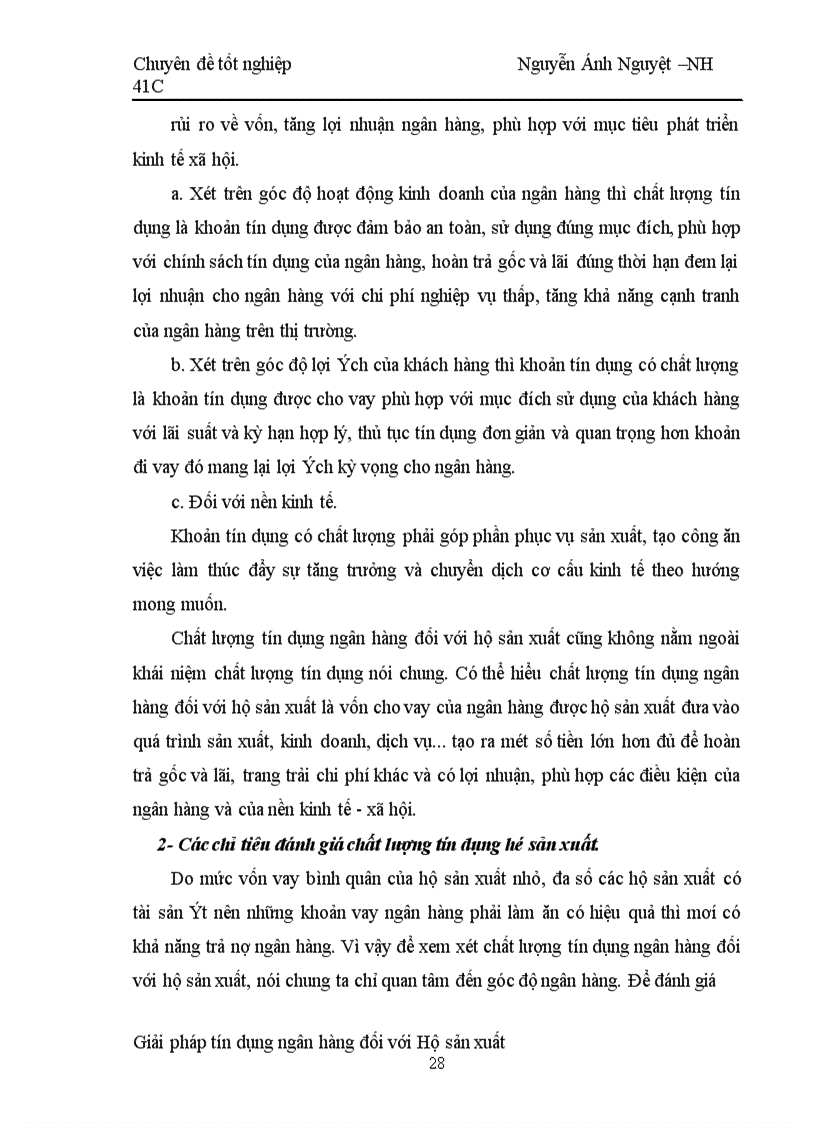 image for page Một số giải pháp nâng cao chất lượng tín dụng hộ sản xuất tại NHNo & PTNT Hà tây