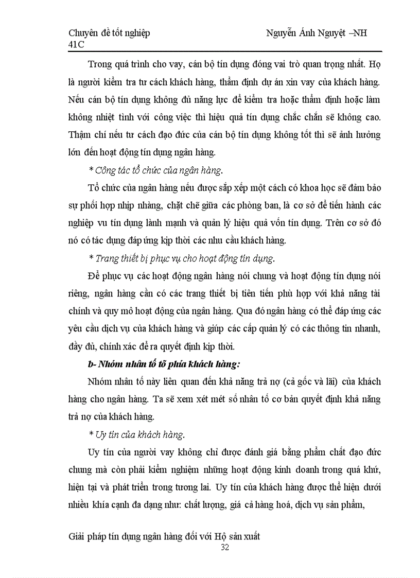 image for page Một số giải pháp nâng cao chất lượng tín dụng hộ sản xuất tại NHNo & PTNT Hà tây