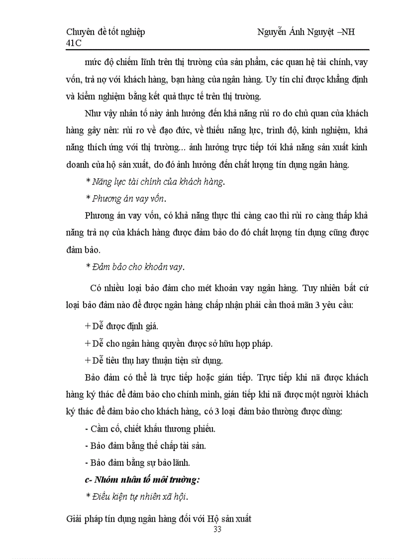 image for page Một số giải pháp nâng cao chất lượng tín dụng hộ sản xuất tại NHNo & PTNT Hà tây