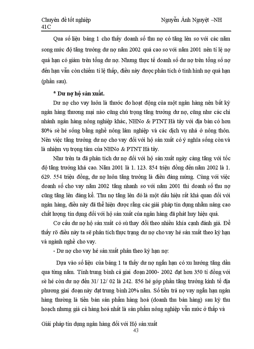 image for page Một số giải pháp nâng cao chất lượng tín dụng hộ sản xuất tại NHNo & PTNT Hà tây