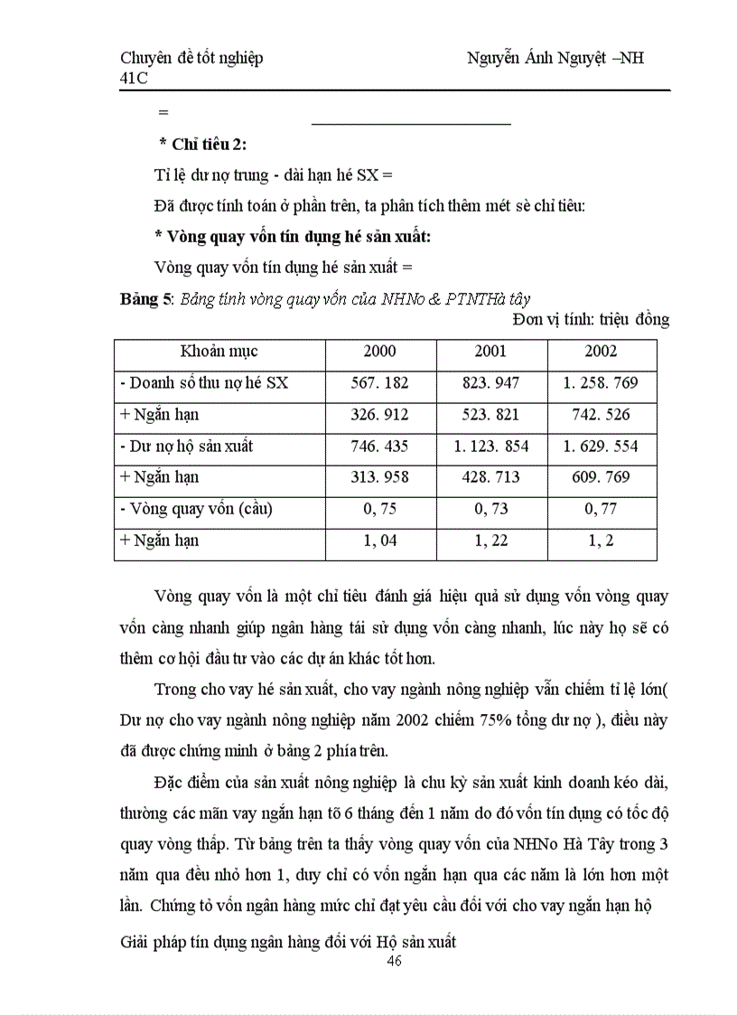 image for page Một số giải pháp nâng cao chất lượng tín dụng hộ sản xuất tại NHNo & PTNT Hà tây
