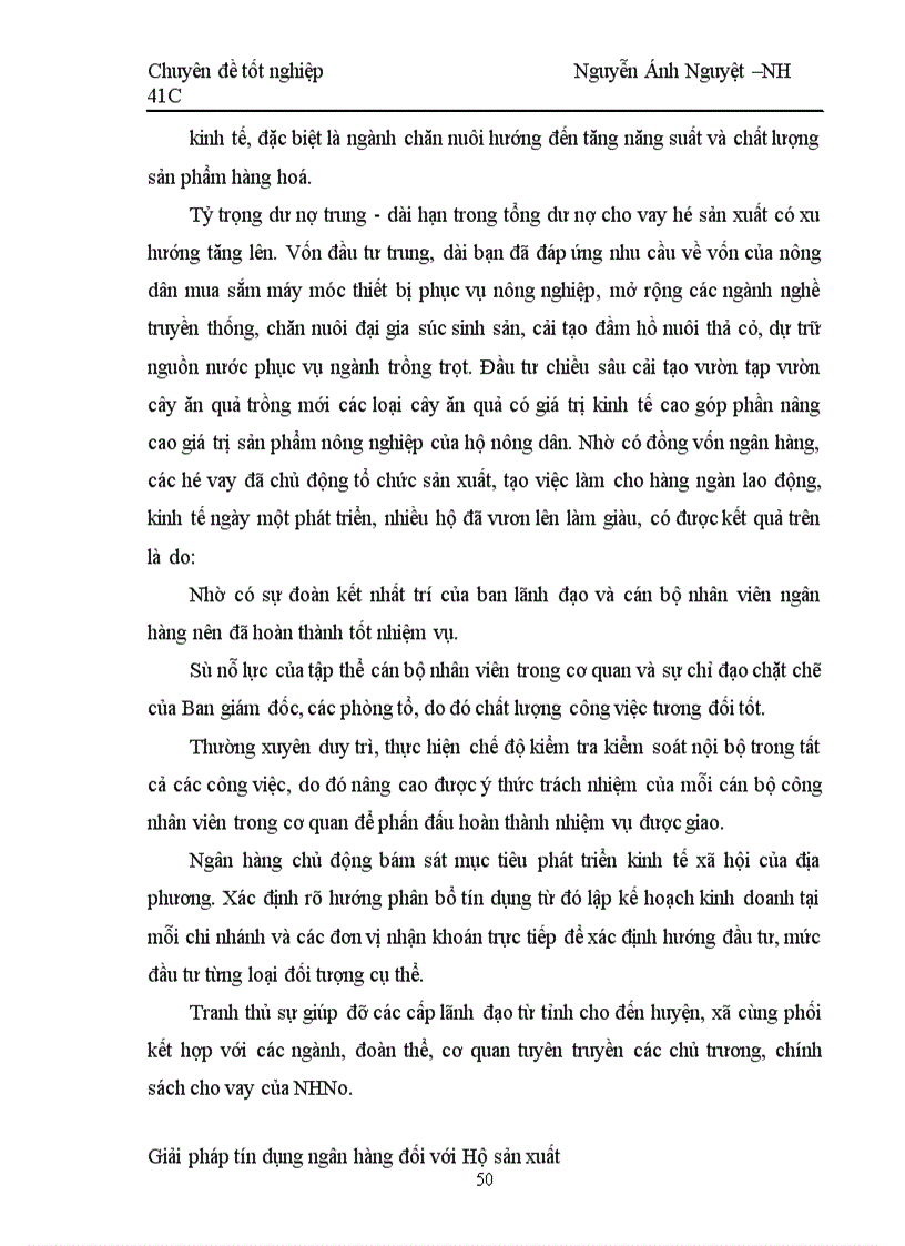 image for page Một số giải pháp nâng cao chất lượng tín dụng hộ sản xuất tại NHNo & PTNT Hà tây