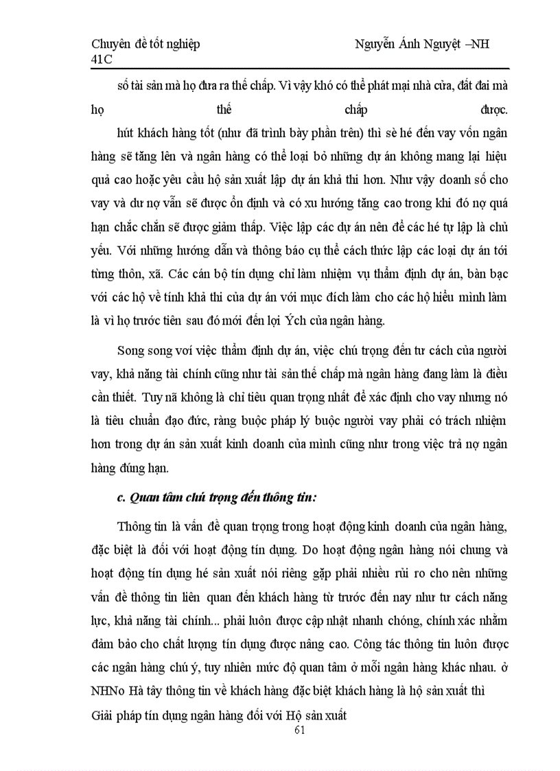 image for page Một số giải pháp nâng cao chất lượng tín dụng hộ sản xuất tại NHNo & PTNT Hà tây