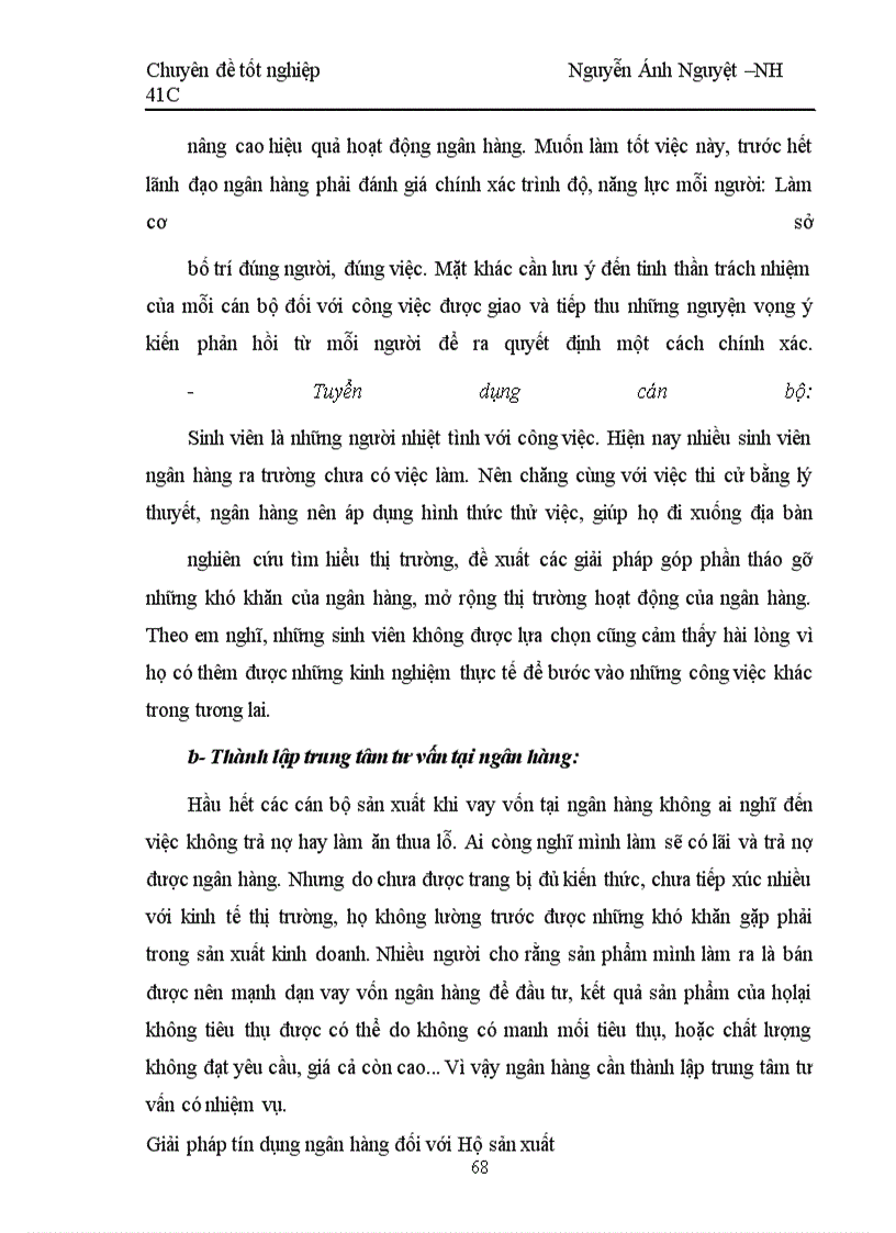 image for page Một số giải pháp nâng cao chất lượng tín dụng hộ sản xuất tại NHNo & PTNT Hà tây