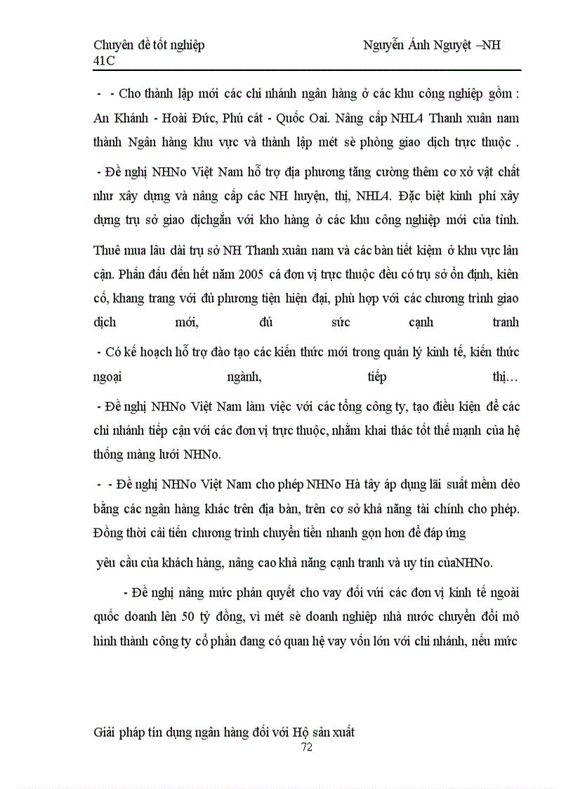 image for page Một số giải pháp nâng cao chất lượng tín dụng hộ sản xuất tại NHNo & PTNT Hà tây