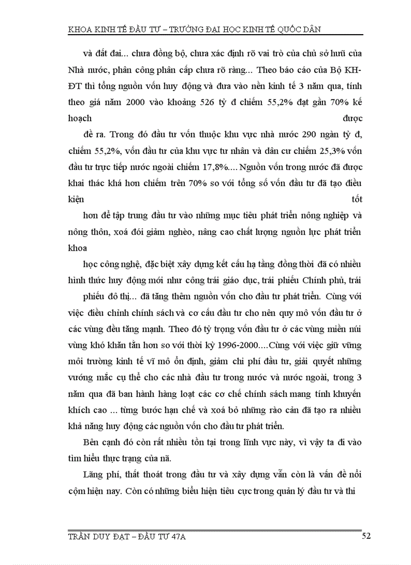 image for page Đầu tư, đầu tư xdcb, thất thoát và lãng phí trong đầu tư xdcb