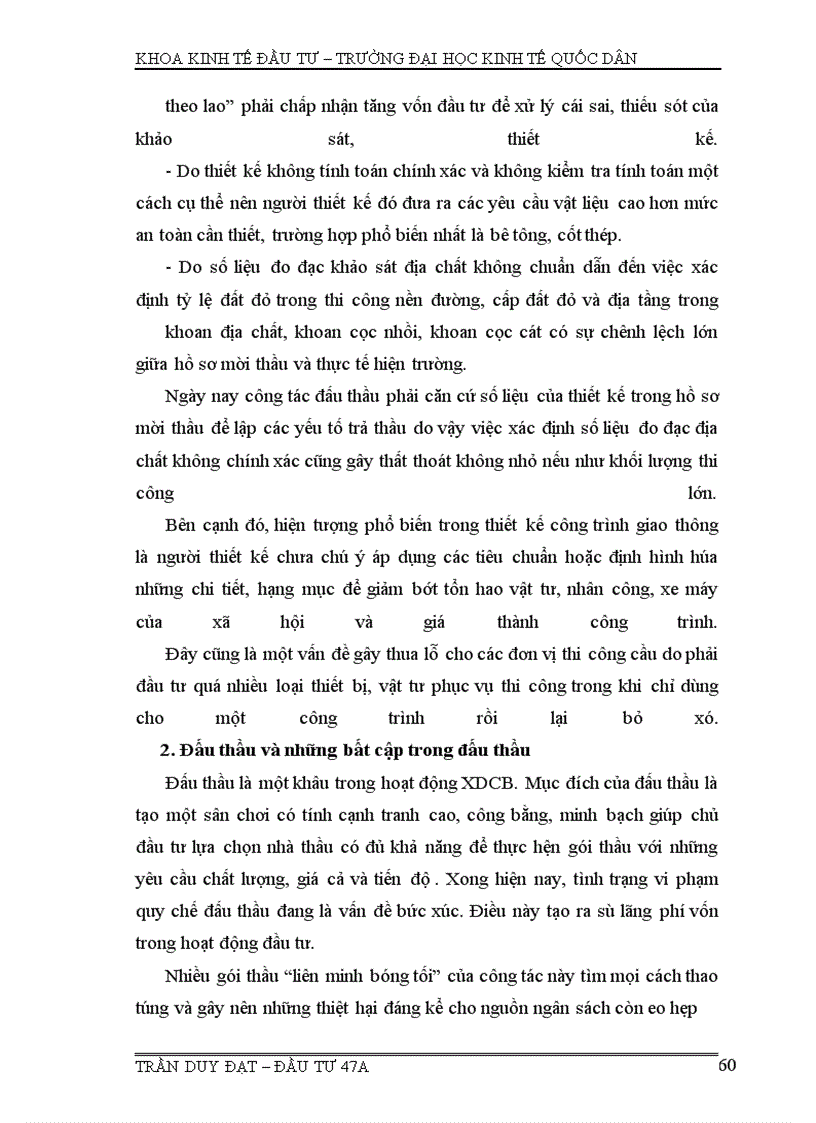 image for page Đầu tư, đầu tư xdcb, thất thoát và lãng phí trong đầu tư xdcb