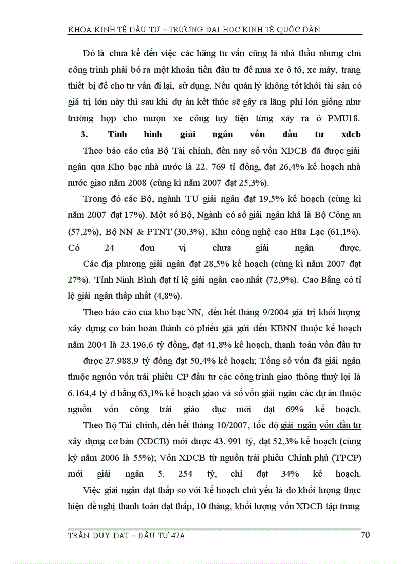 image for page Đầu tư, đầu tư xdcb, thất thoát và lãng phí trong đầu tư xdcb