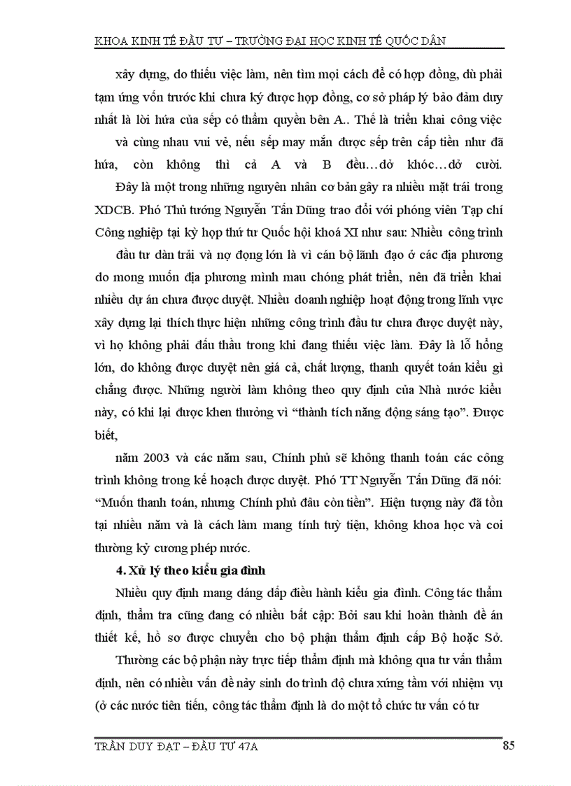 image for page Đầu tư, đầu tư xdcb, thất thoát và lãng phí trong đầu tư xdcb