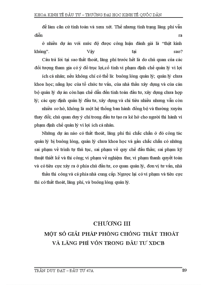 image for page Đầu tư, đầu tư xdcb, thất thoát và lãng phí trong đầu tư xdcb