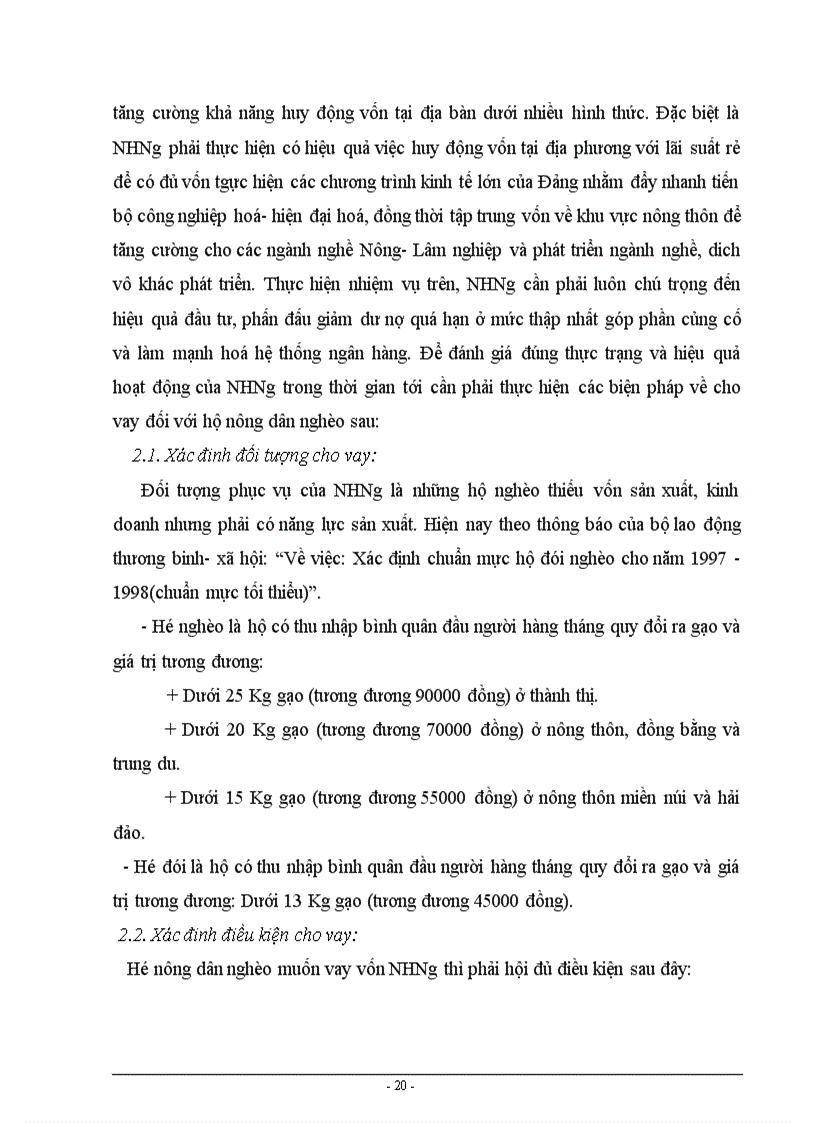 image for page Giải pháp nhằm nâng cao hiệu quả tín dụng ngân hàng đối với hộ nông dân nghèo ở ngân hàng phục vụ người nghèo Việt Nam