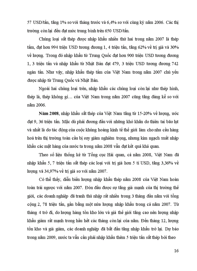 image for page Một số vấn đề cơ bản về thuế nhập khẩu và khái quát chung về ngành thép Việt Nam