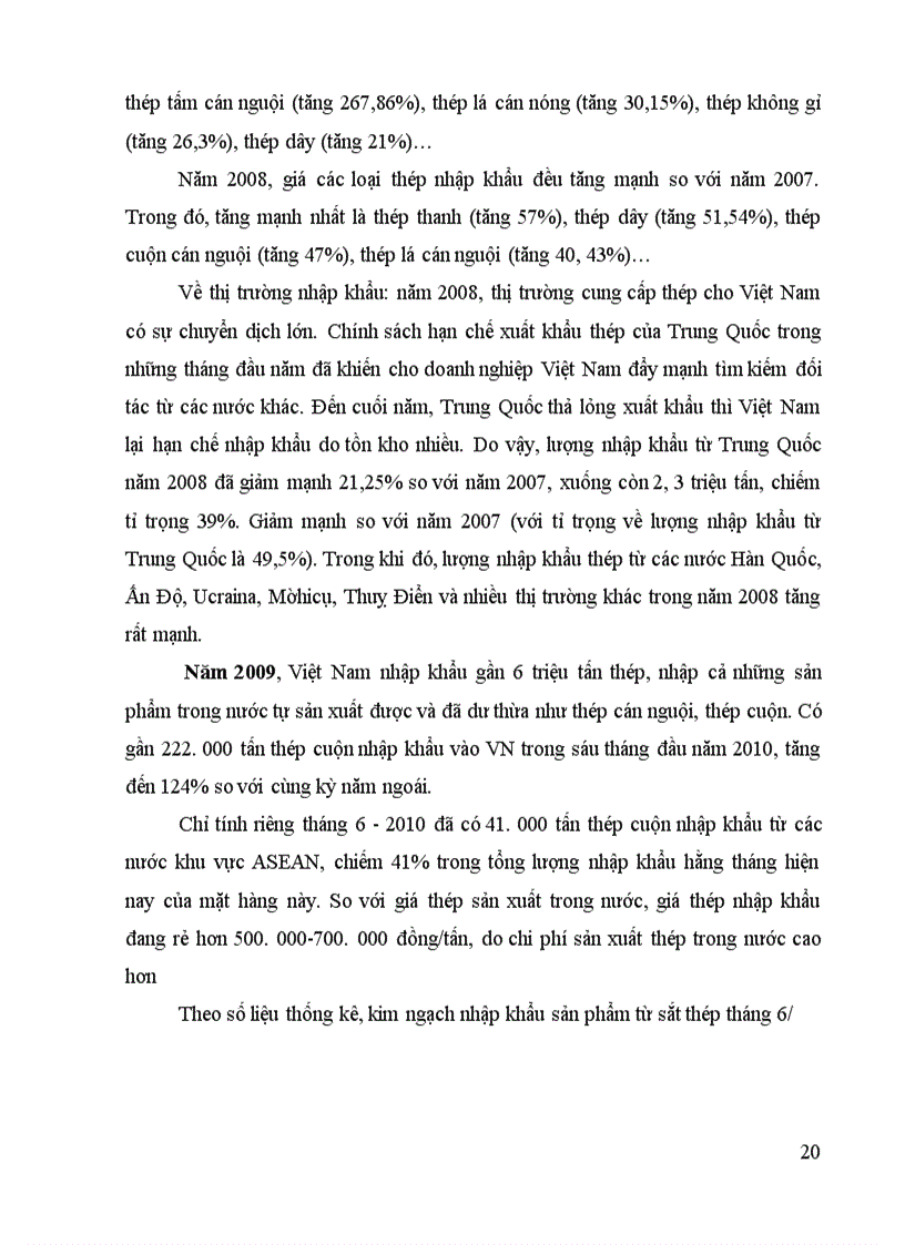 image for page Một số vấn đề cơ bản về thuế nhập khẩu và khái quát chung về ngành thép Việt Nam