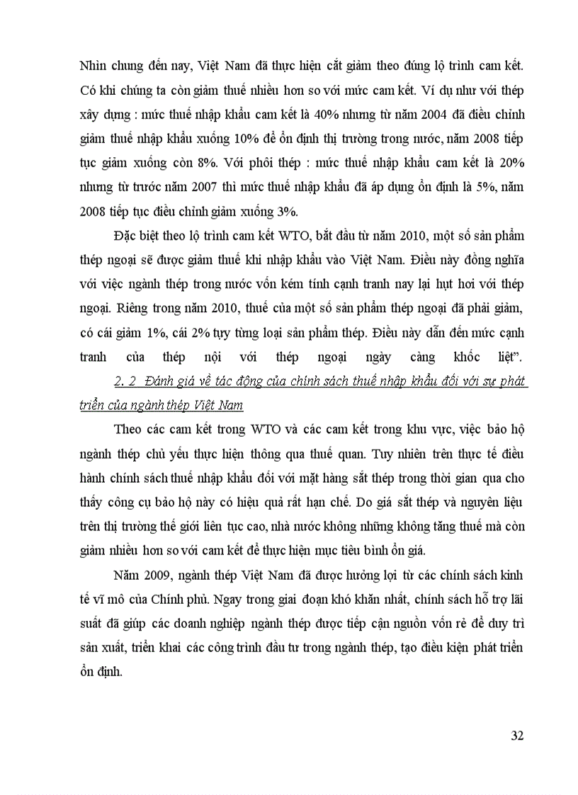 image for page Một số vấn đề cơ bản về thuế nhập khẩu và khái quát chung về ngành thép Việt Nam