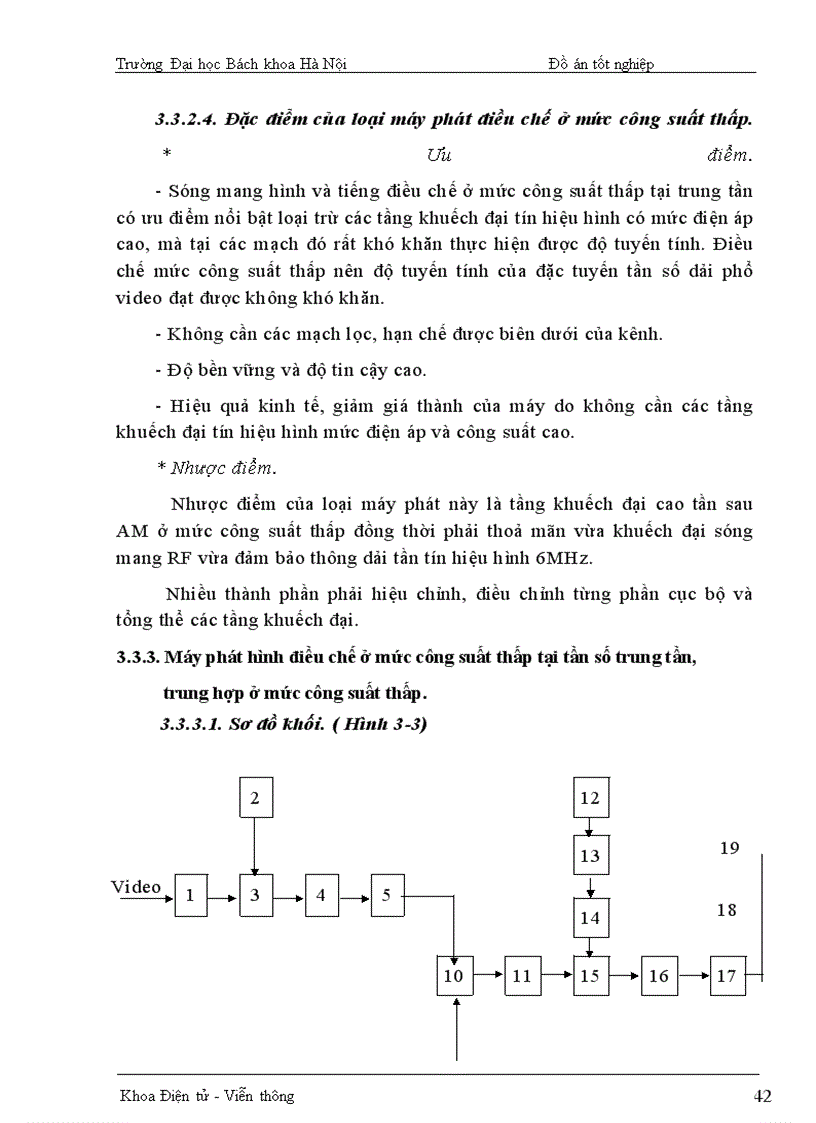 image for page Mô tả mặt máy phát hình VTC- INTEDICo