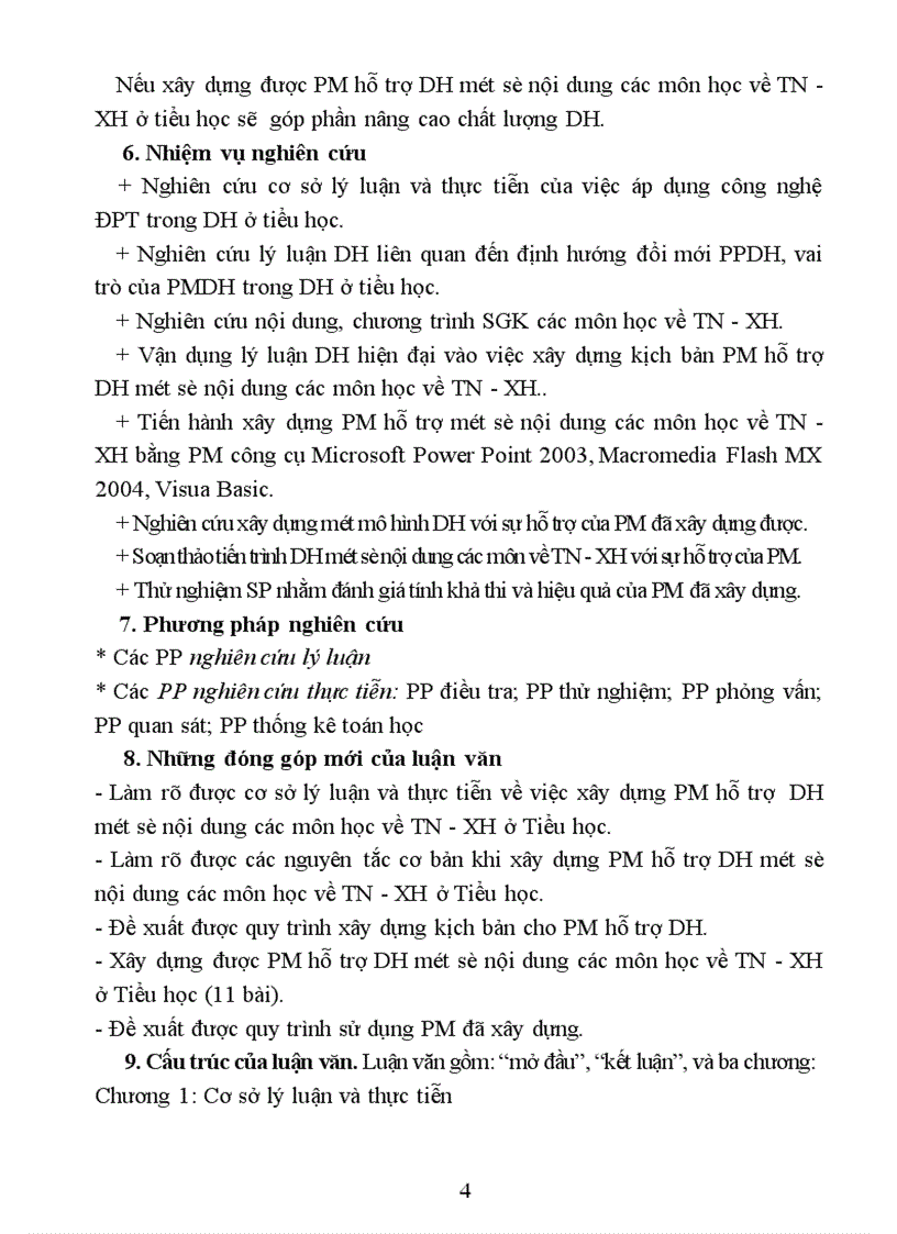 image for page Xây dựng phần mềm hỗ trợ dạy học một số nội dung các môn học về tự nhiên và xã hội ở Tiểu học bằng công nghệ đa phương tiện